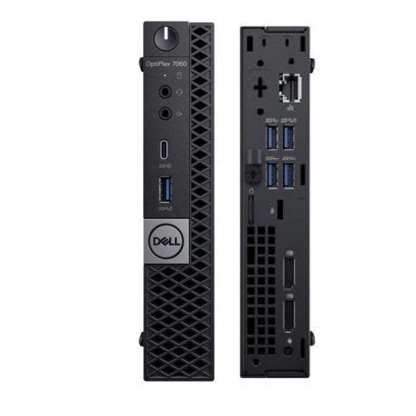 Dell OptiPlex 7060 Tiny Desktop 8th Gen Intel Core i5-8500 6-Core up to 3.3GHz 8GB DDR4 RAM 256GB NVMe SSD, Keyboard & Mouse, Wi-Fi, Bluetooth, Windows 11 Pro (Refurbished)