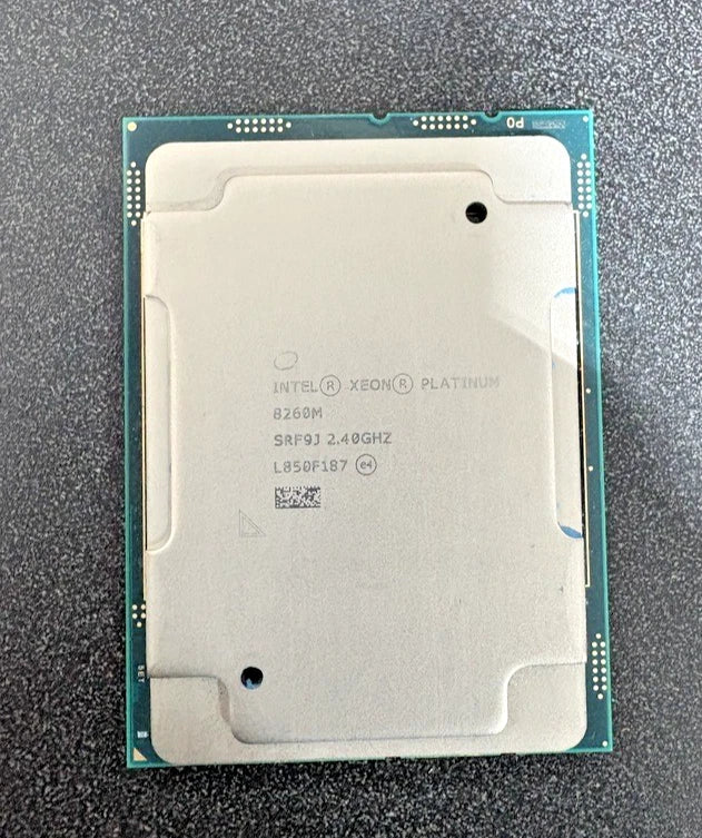 Intel Xeon Platinum 8260M CPU SRF9J LGA3647 24 Cores 48 Threads Processor (Used)