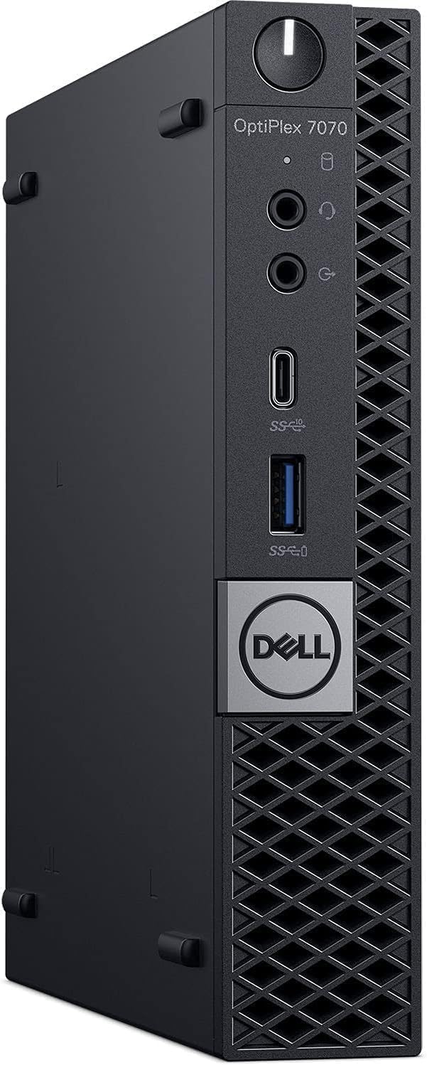 Dell OptiPlex 7070 Business Micro Desktop Computer, Intel Core i5-8500T, 8GB DDR4 RAM, 256GB SSD, USB Keyboard and Mouse, Windows 11 Pro(Renewed)