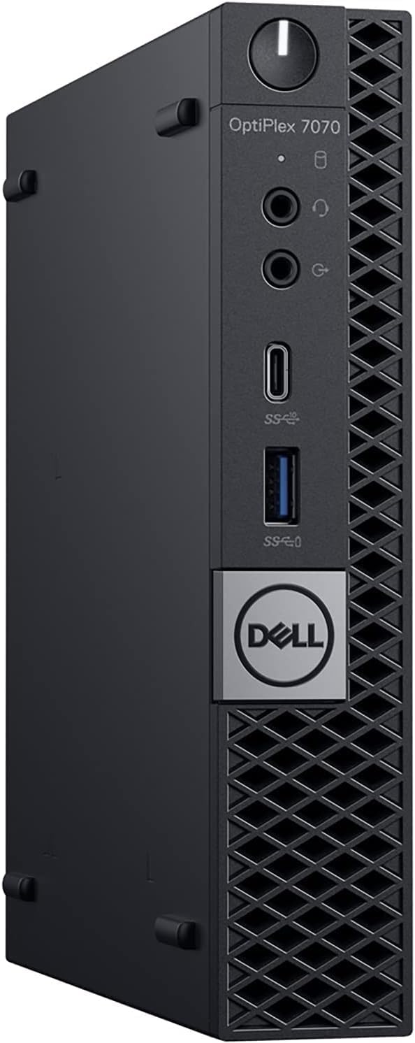 Dell OptiPlex 7070 Micro PC | Intel Core i5-9500T | 8GB RAM | 256GB SSD | Windows 11 Pro | Mini PC | Business PC (Renewed)