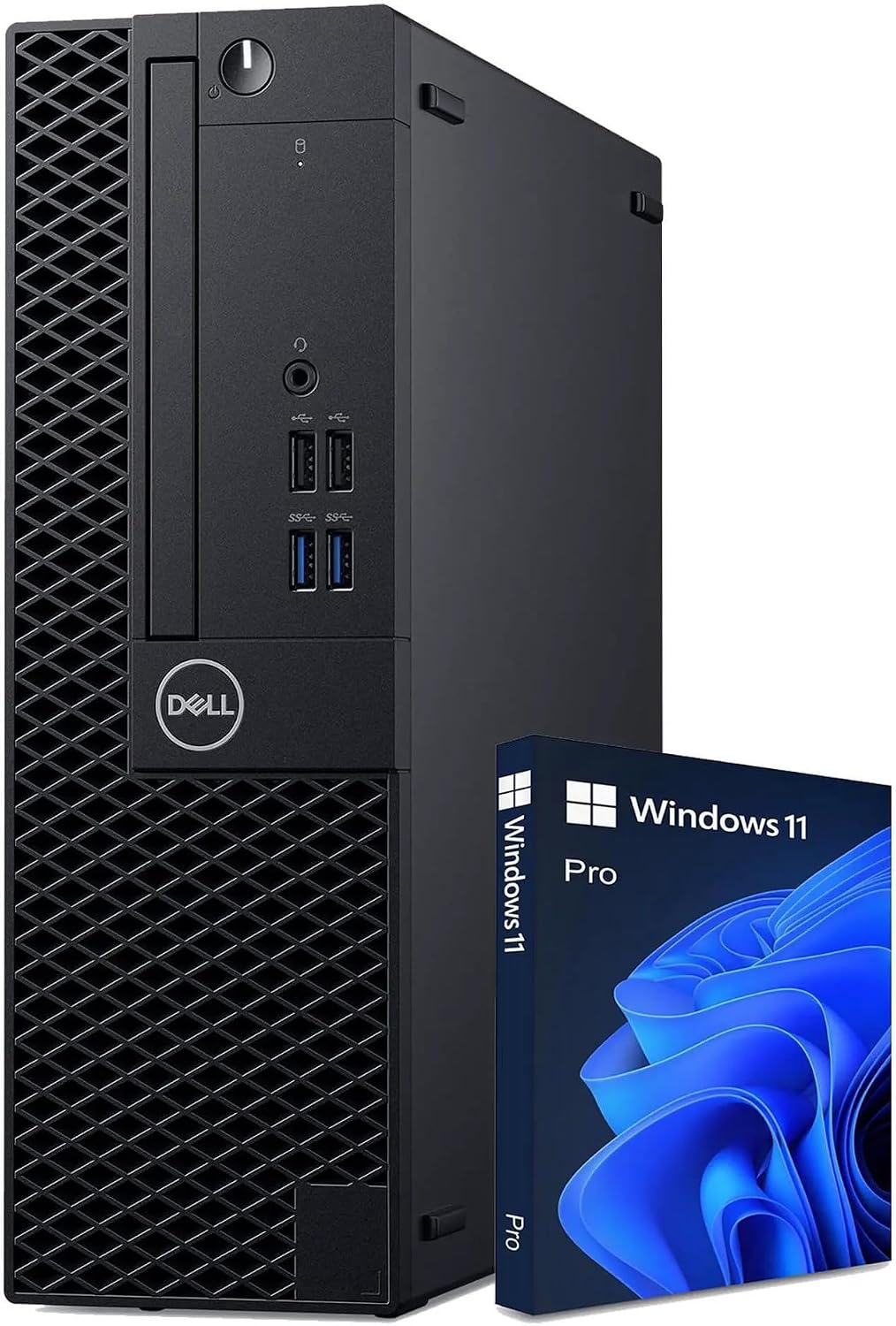 Dell OptiPlex 3070 SFF Desktop 9th Gen Intel Core i5-9500 6-Core up to 4.4GHz 8GB DDR4 RAM 256GB SSD, Keyboard & Mouse, Windows 11 Pro (Renewed)