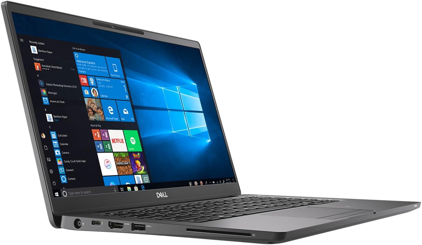Dell Latitude 7400 Business Laptop with Backlit Keyboard, 14in FHD (1920x1080) Notebook, Intel Core i5-8365 Processor 1.6GHz up to 3.9GHz, 16GB RAM, 512GB SSD, Wi-Fi, Camera, Windows 11 pro (Refurbished)