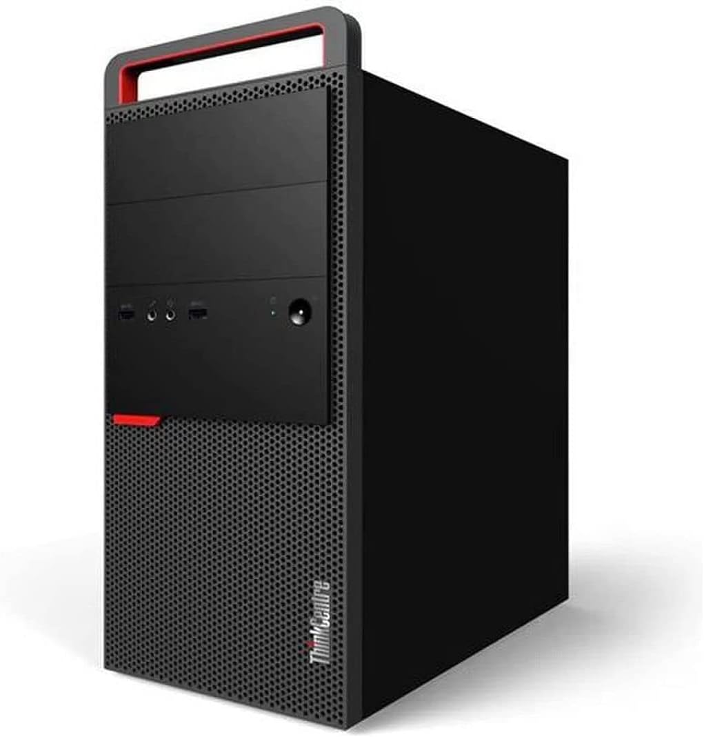 लेनोवो थिंकसेंटर एम900 टावर पीसी (इंटेल कोर i7-6700 3.4GHz प्रोसेसर, 32GB रैम, 512GB एसएसडी) विंडोज 10 प्रो (नवीनीकृत)