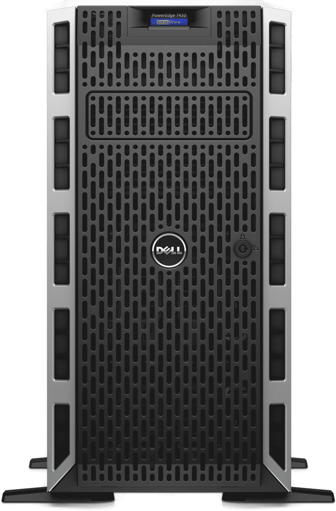 Dell PowerEdge T430 Xeon 2x E5-2620 V3 2.4GHz 64GB DDR4 16TB SAS HDD H330 2xPSU