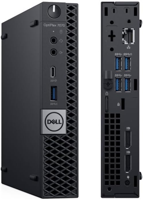 Dell OptiPlex 7070 Micro PC | Intel Core i5-9500T | 8GB RAM | 256GB SSD | Windows 11 Pro | Mini PC | Business PC (Renewed)