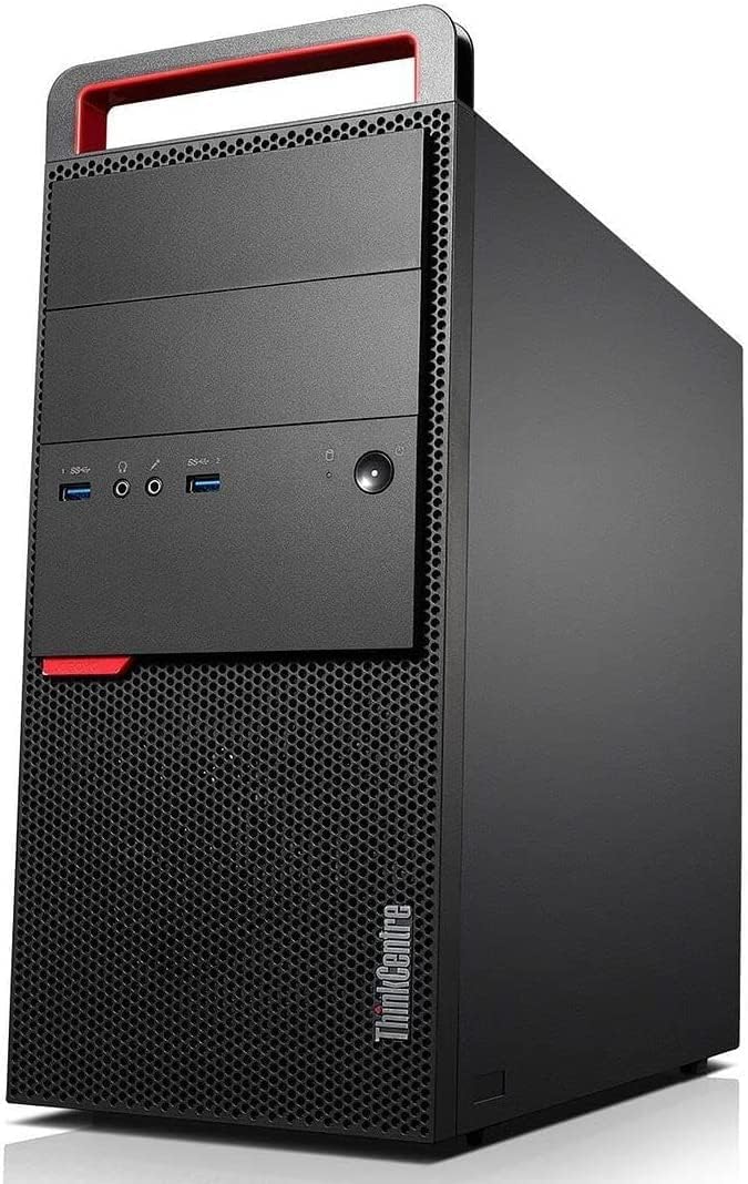 लेनोवो थिंकसेंटर एम900 टावर पीसी (इंटेल कोर i7-6700 3.4GHz प्रोसेसर, 32GB रैम, 512GB एसएसडी) विंडोज 10 प्रो (नवीनीकृत)