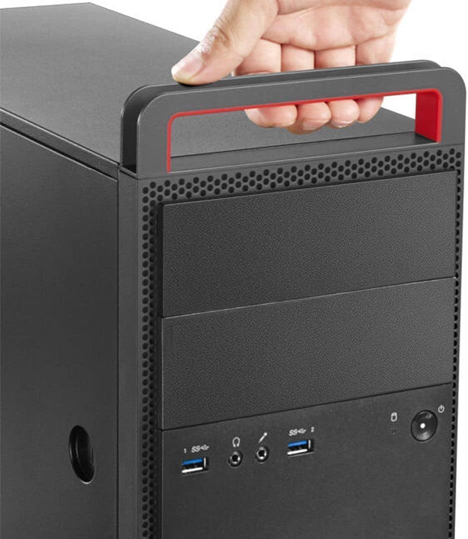 लेनोवो थिंकसेंटर एम900 टावर पीसी (इंटेल कोर i7-6700 3.4GHz प्रोसेसर, 32GB रैम, 512GB एसएसडी) विंडोज 10 प्रो (नवीनीकृत)