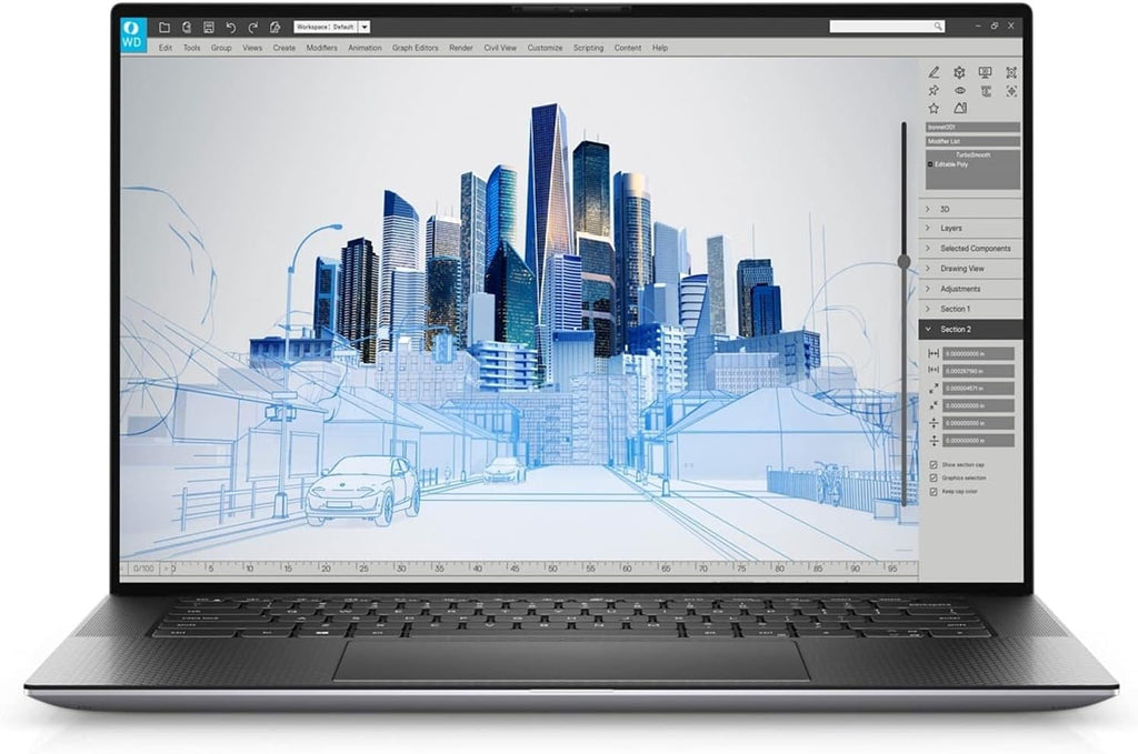 Dell Precision 5560 Workstation Laptop | 15.6" 3840x2400 4k | Intel Core i9-11950H - 2TB SSD Drive - 32GB RAM - Nvidia RTX A2000 4GB GDDR6 Win 11 Pro Silver (Refurbished)