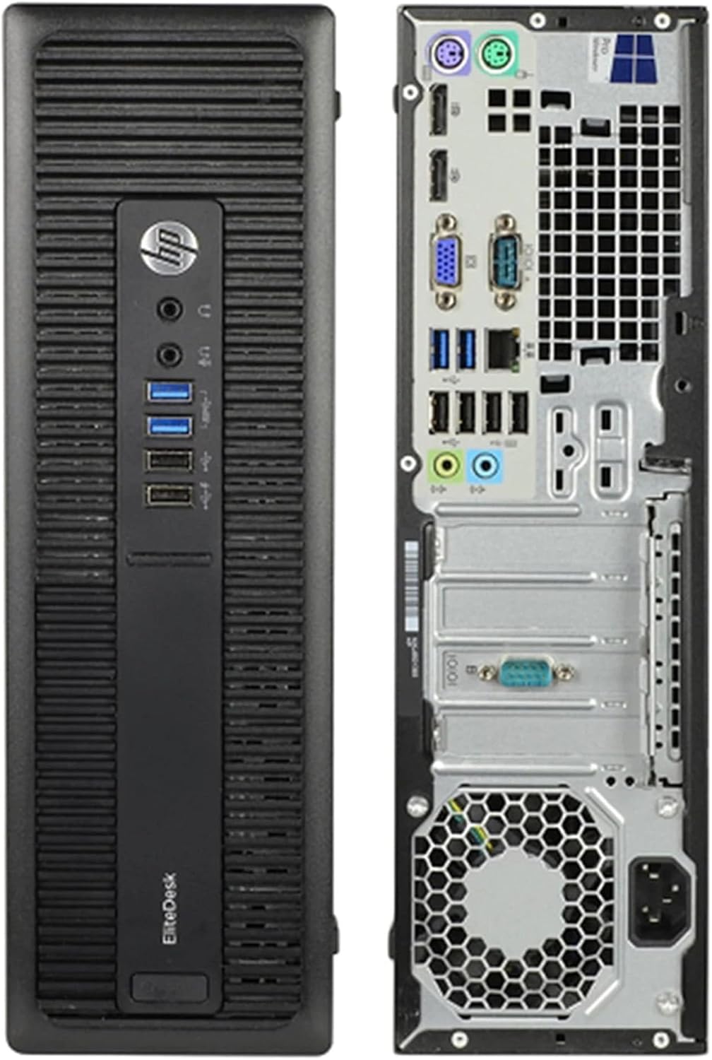HP EliteDesk 800 G1 SFF High Performance Business Desktop Computer, Intel Quad Core i5-4570 Upto 3.7GHz, 16GB RAM, 1TB HDD, 256GB SSD (Boot), Wireless Keyboard &amp; Mouse, DVD, WiFi, Windows 11 Professional (Refurbished)