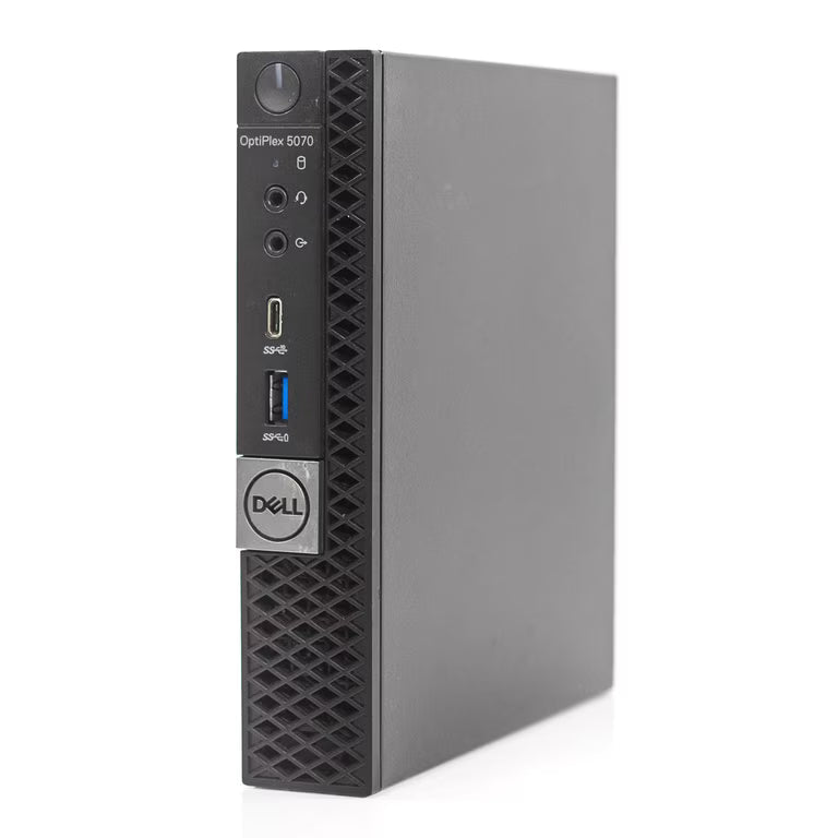 Dell OptiPlex 5070 Tiny Desktop 9th Gen Intel Core i5-9500 6-Core up to 4.4GHz 8GB DDR4 RAM 256GB NVMe SSD, Keyboard & Mouse, Wi-Fi, Bluetooth, Windows 11 Pro (Refurbished)