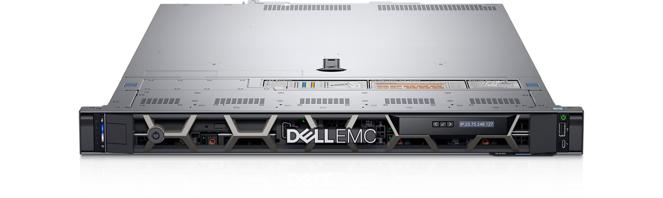 Dell PowerEdge R440 1U, 2 x Xeon Silver 4110 @2.1GHz 16GB PC4 8x2.5" SAS, 2xPSU🍁