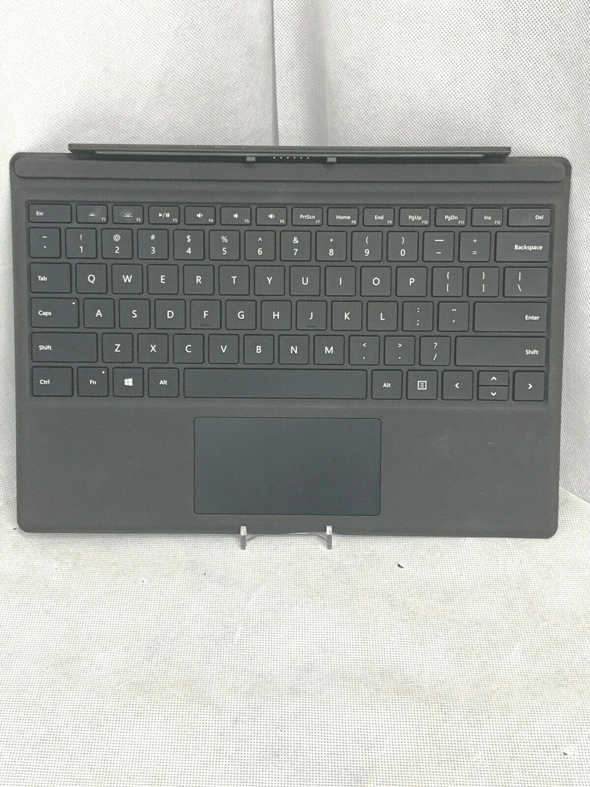 Microsoft 1725 Type Cover Black for Surface Pro 3,4,5,6,7 Backlit Keyboard (Used)